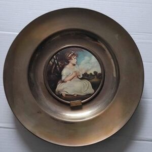 Vintage Trafford Plaques Copper Wall Plaque With Age Of Innocence Reynolds P.R.A